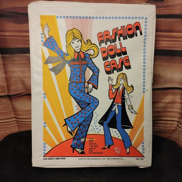 Vintage Tara Toys Plastic Hard Doll Case Fits * 11.5-12.5" Dolls & Acessories - Picture 1 of 8